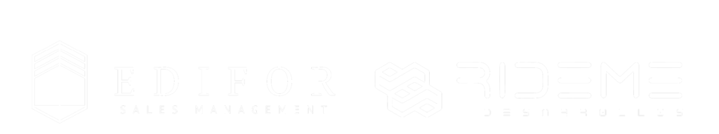 comercial rideme edifor logo blanco